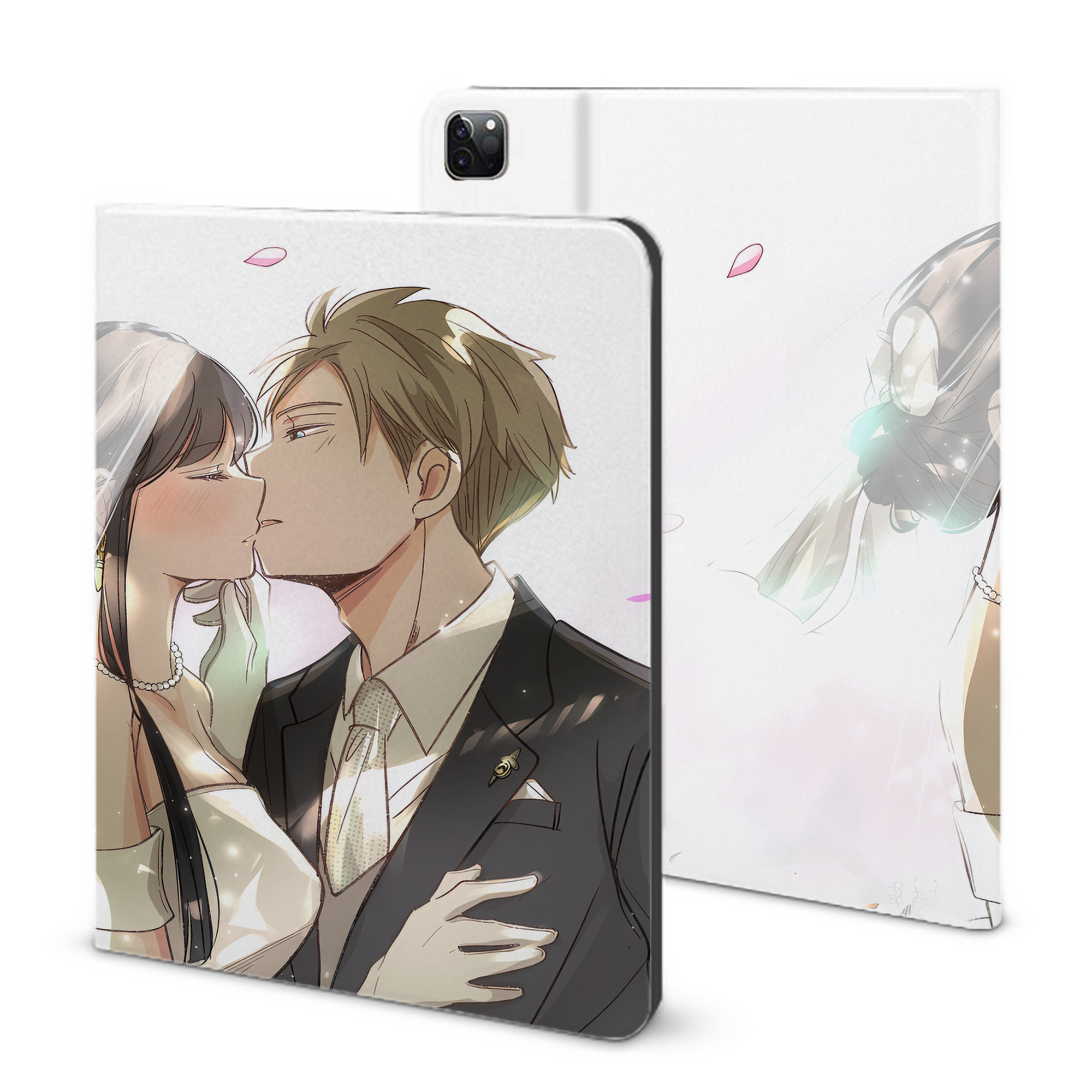 （画像用） SPY×FAMILY间谍家家酒 IPad ケース ブック型 PUレザー TPU 耐衝撃 軽量 薄型 ペン収納なし 全面保護 IPad 各モデル対応